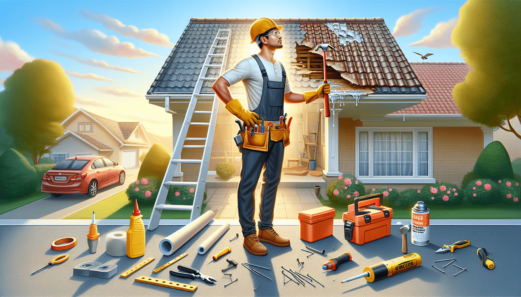 House with water damage before DHT Aquastop waterproofing treatment in Pretoria East