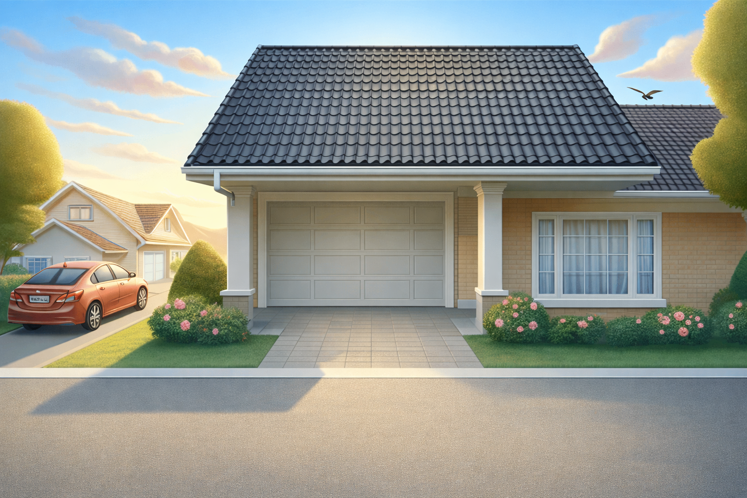 House after professional waterproofing by DHT Aquastop showing complete protection